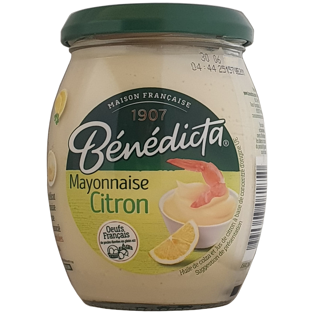 Bénédicta Mayonnaise mit Zitrone 255g Glas