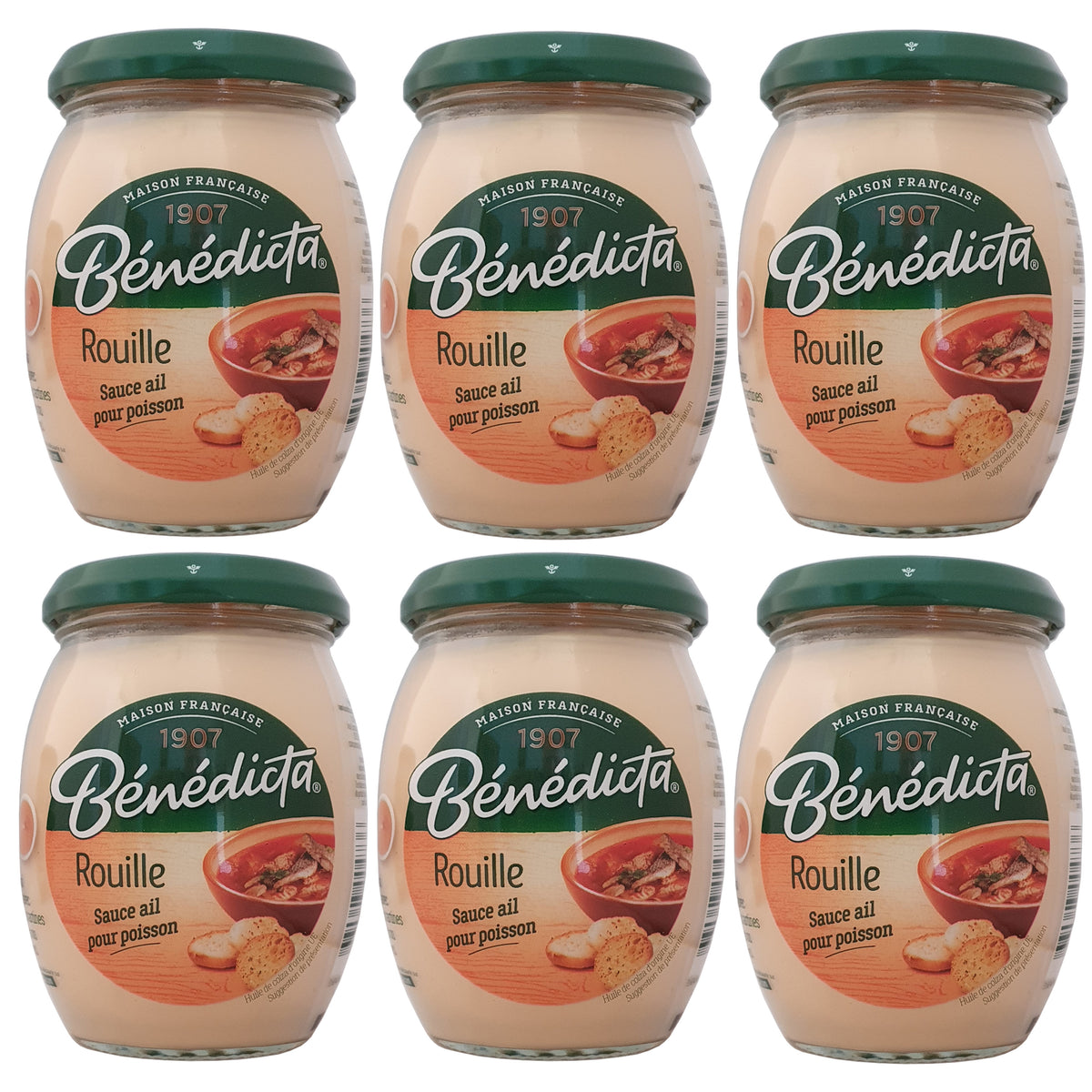 Bénédicta Rouille Sauce 6x260g Glas