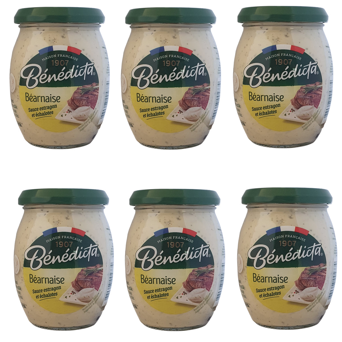 Bénédicta Sauce Béarnaise 6x260g Glas