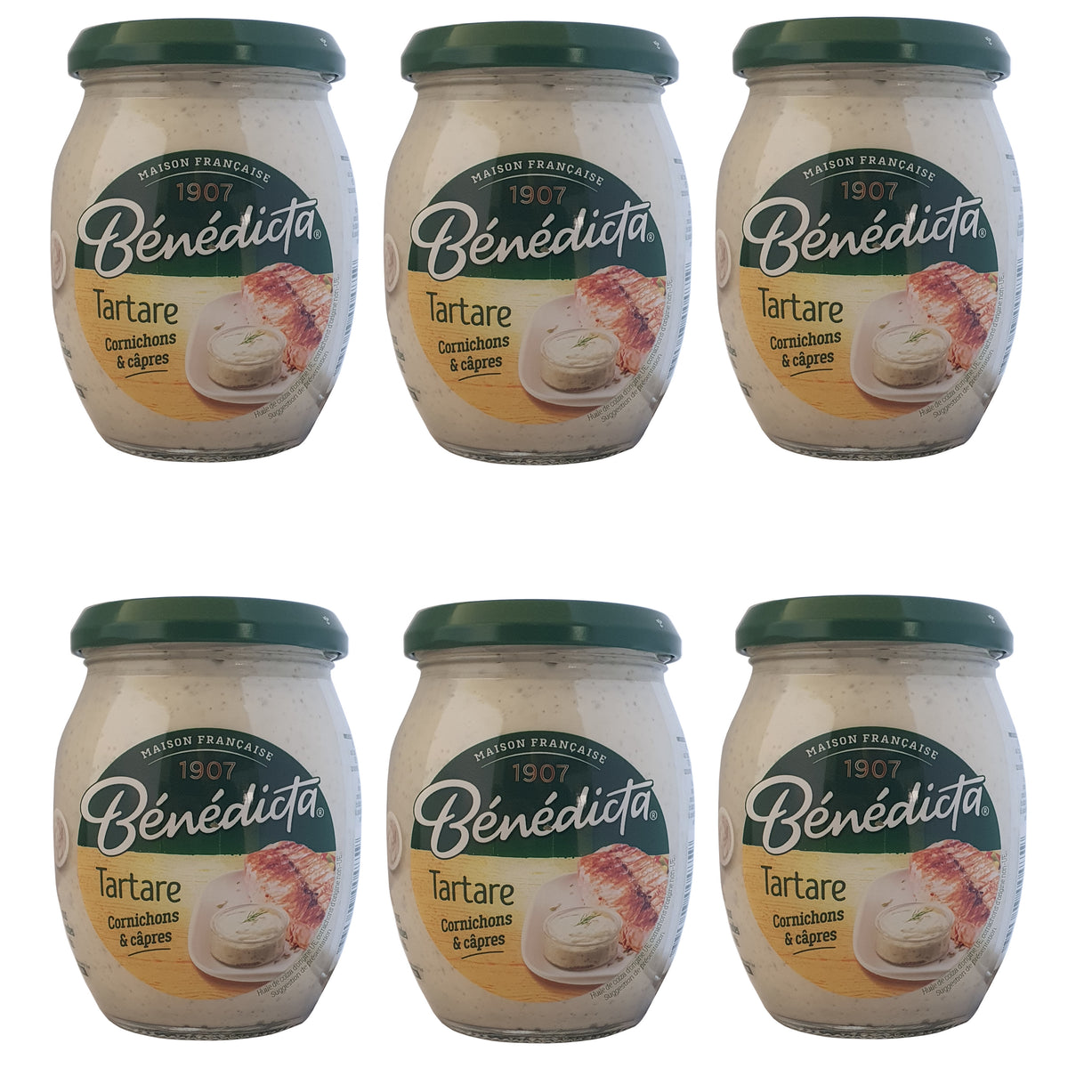 Bénédicta Sauce Tartare 6x260g Glas