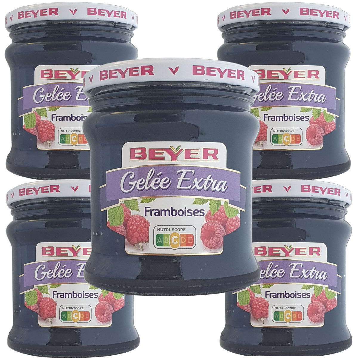 Beyer Himbeergelee 5x370g Glas