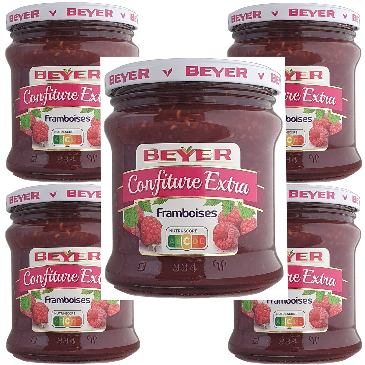 Beyer Himbeerkonfitüre 5x370g Glas