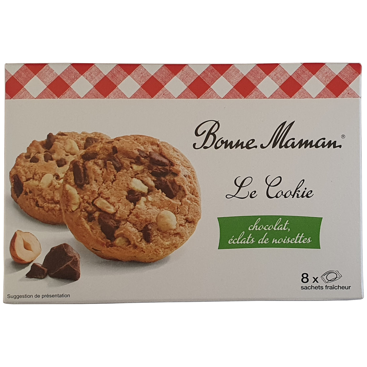Bonne Maman Cookies mit Schokolade und Haselnüssen