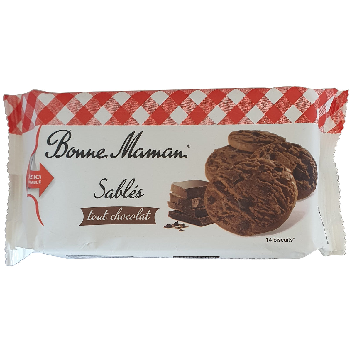 Bonne Maman Sablés Kekse mit Schokoladenstücken
