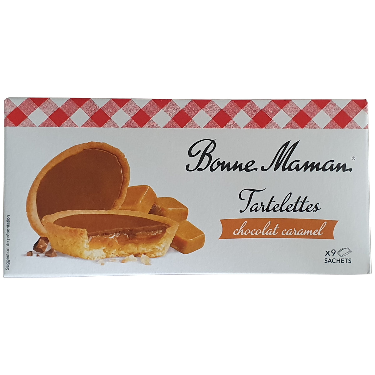 Bonne Maman Tartelettes mit Milchschokolade und Karamell 135g Packung