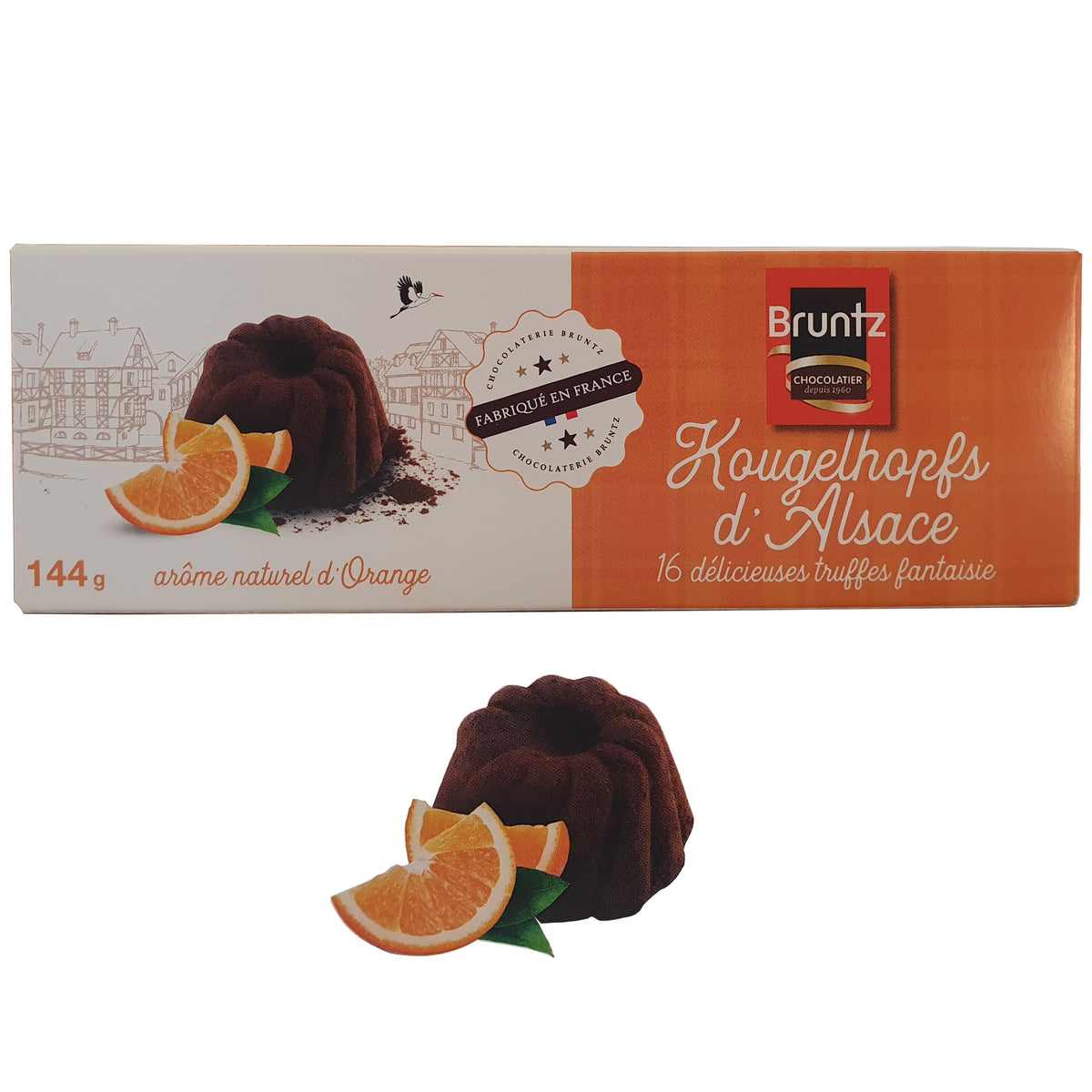 Chocolaterie Bruntz Mini Gugelhupf Orange