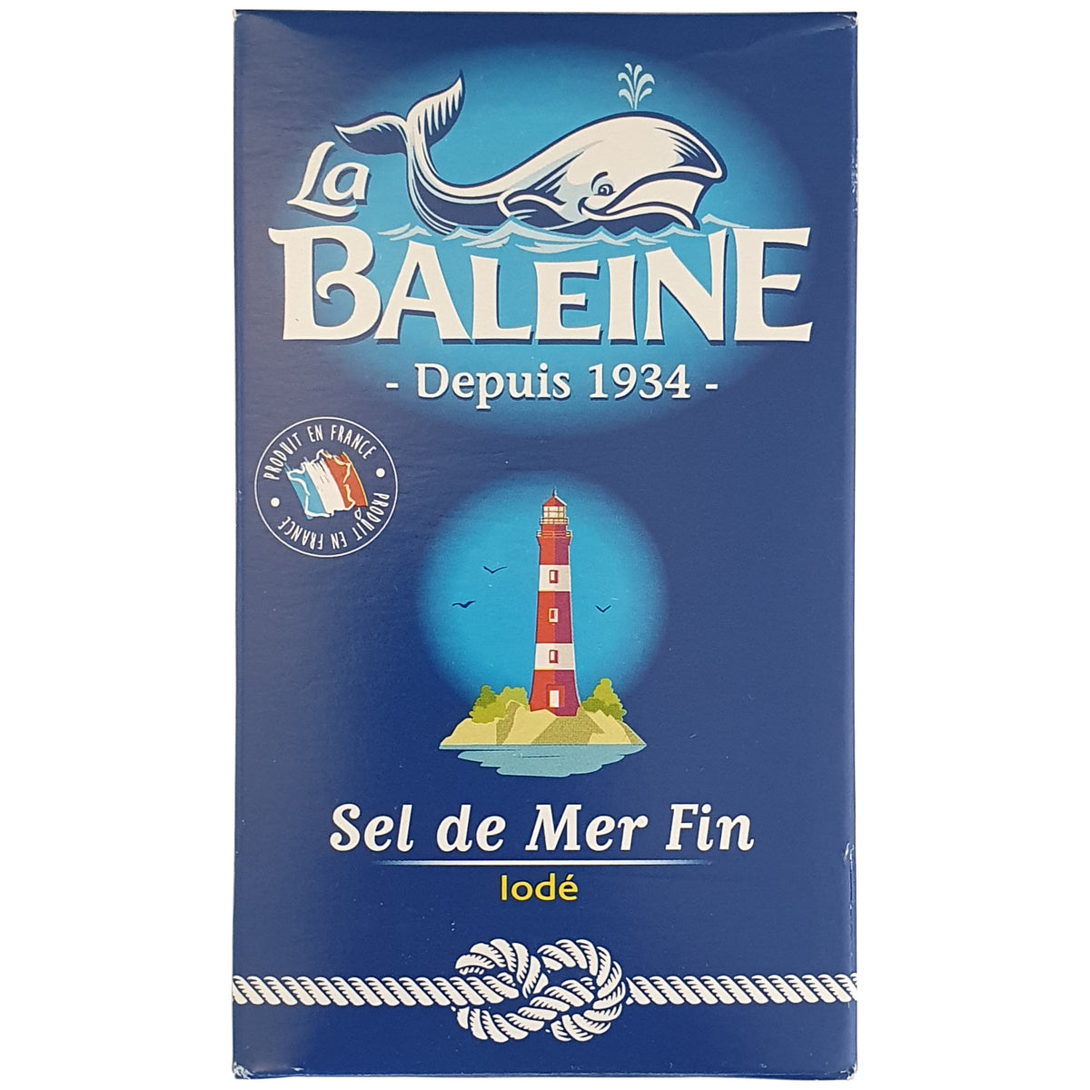 Feines Meersalz mit Jod von La Baleine 1kg Packung