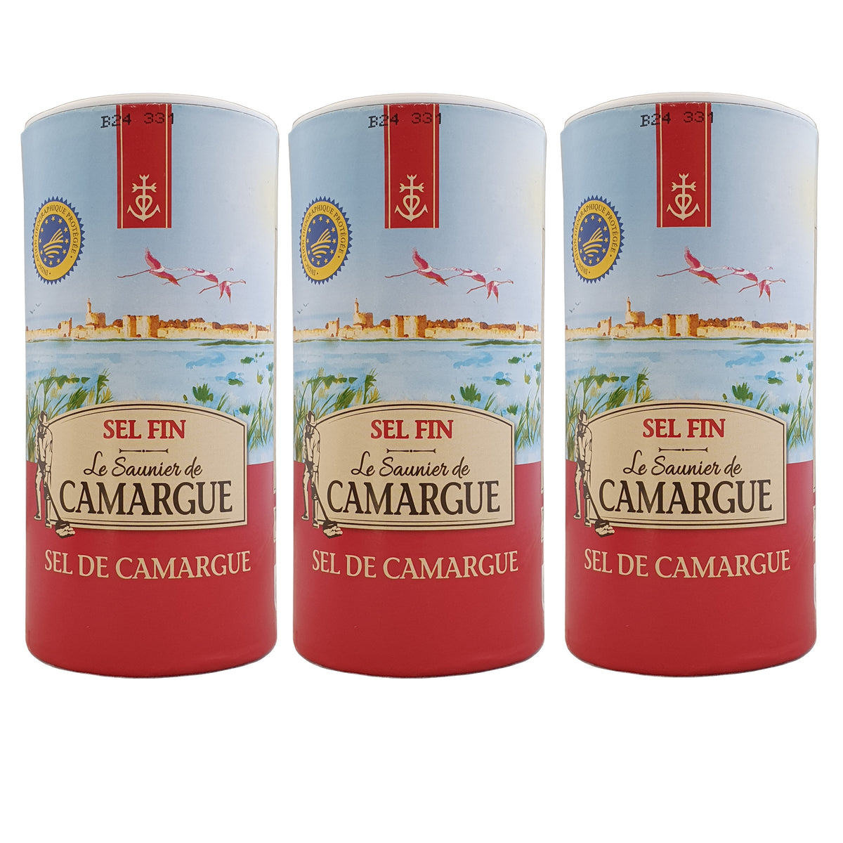 Le Saunier de Camargue feines Meersalz 3x250g Dose