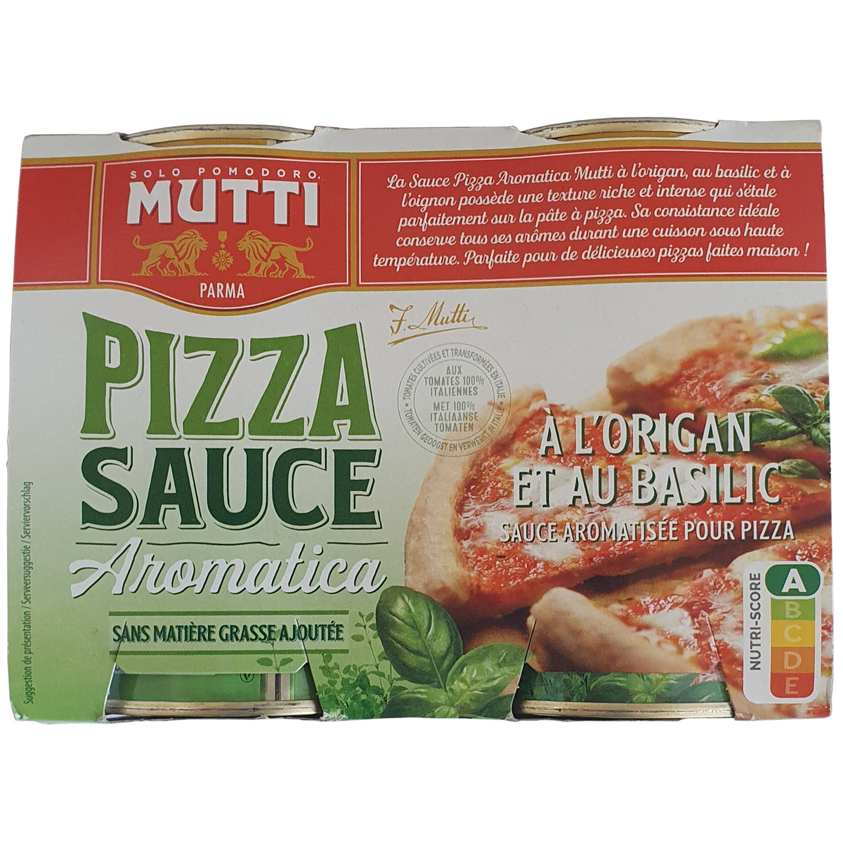 Pizzasauce von Mutti 2x400g Dose