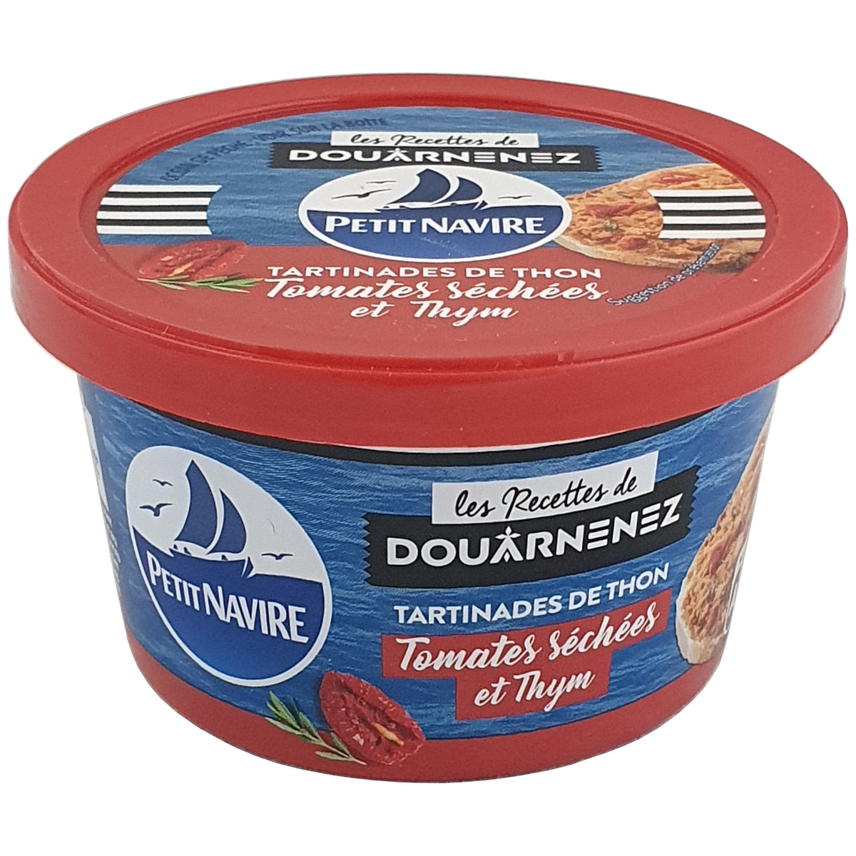 Petit Navire Tartinade mit Thunfisch, getrockneten Tomaten und Thymian 125g Dose