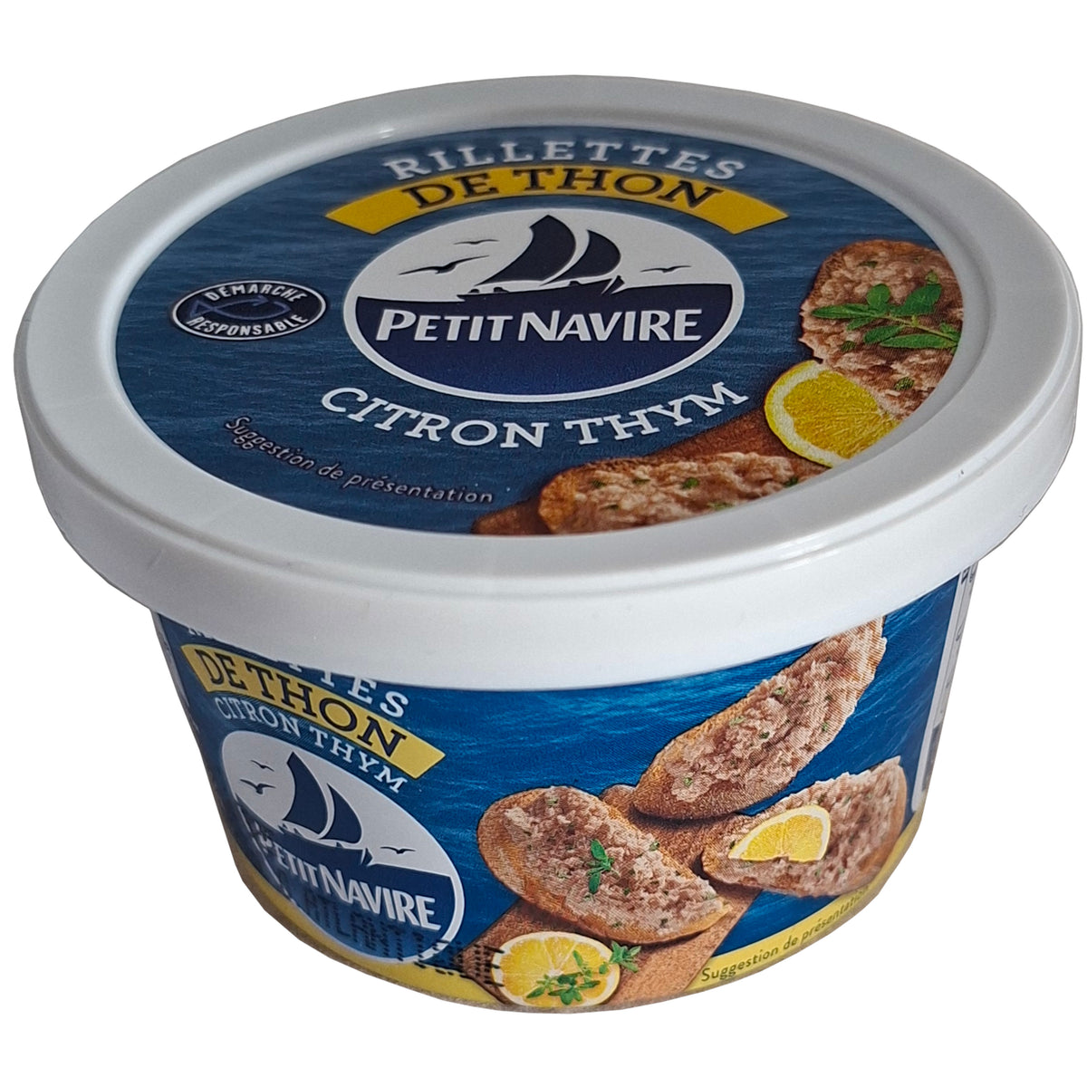 Petit Navire Thunfischrillettes mit Zitrone und Thymian 125g Dose