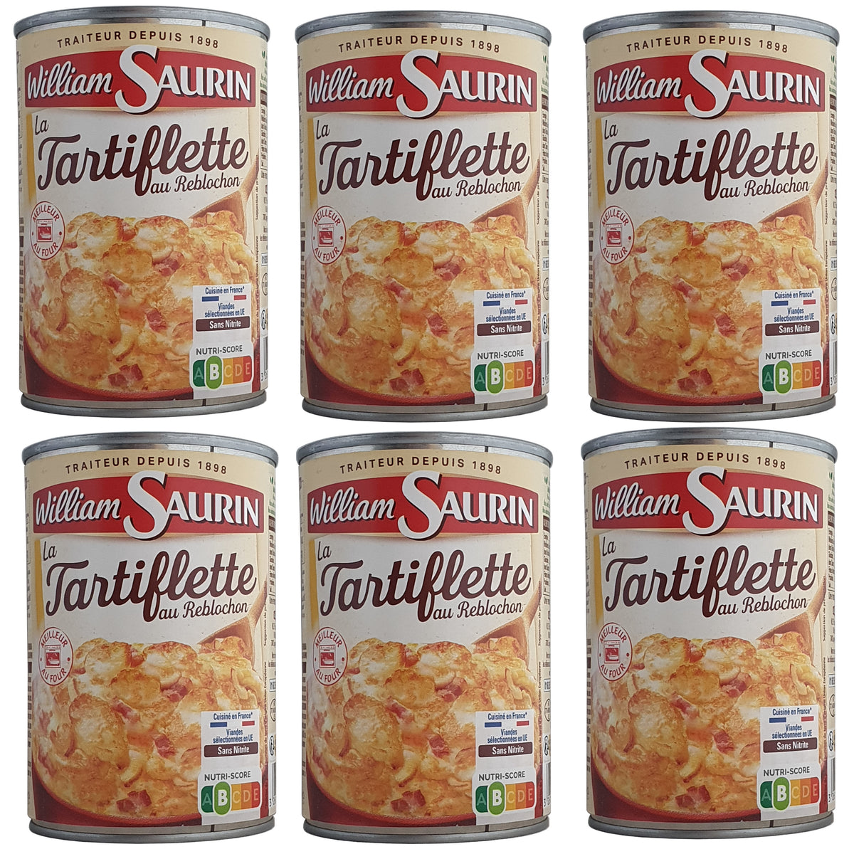 William Saurin Kartoffelauflauf mit Reblochon-Käse 6x410g Dose