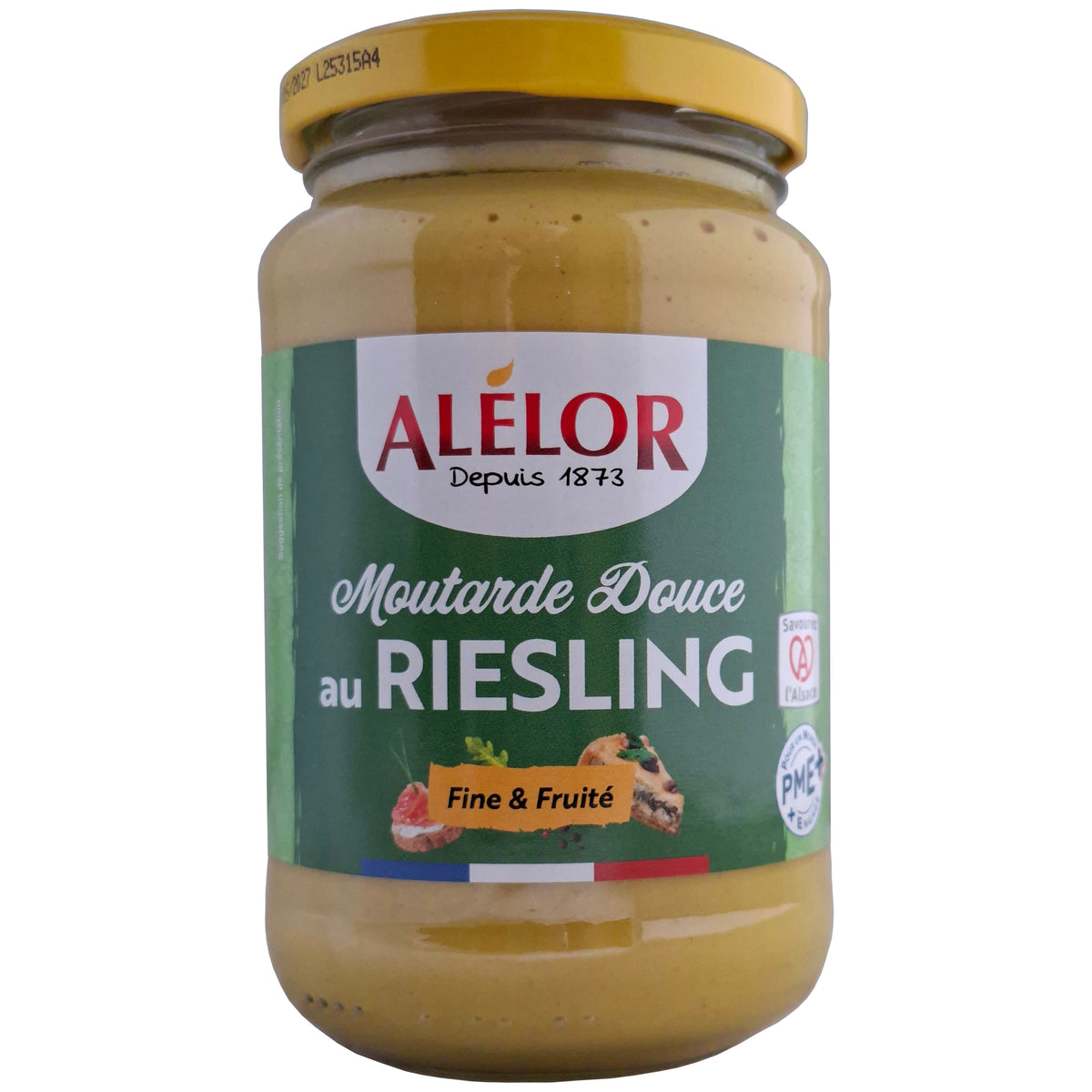 Alélor süßer Senf mit Riesling 350g Glas