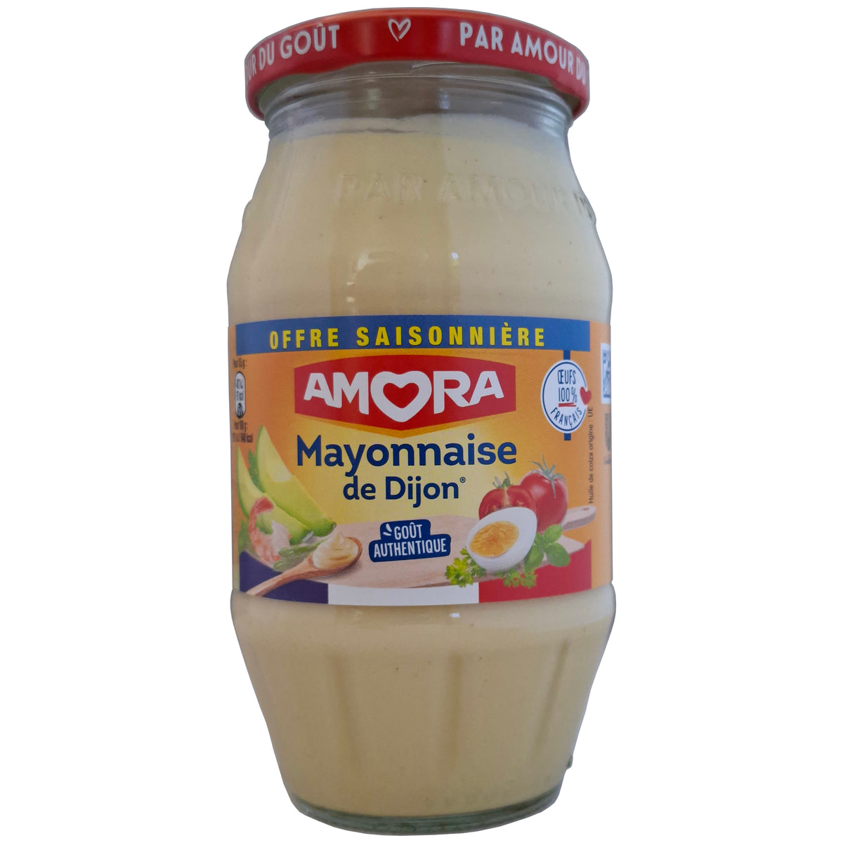 Amora Mayonnaise mit Dijon Senf 385g Glas