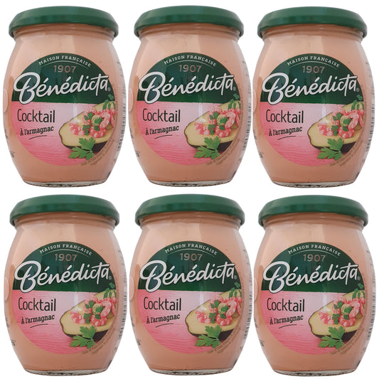 Bénédicta Cocktail Sauce 6x260g Glas
