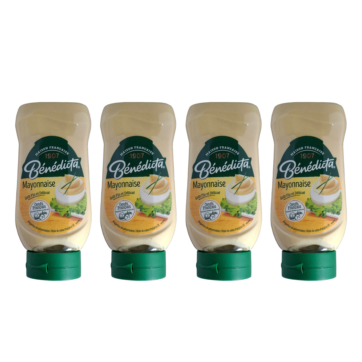 Bénédicta Mayonnaise 4x400g Squeezeflasche