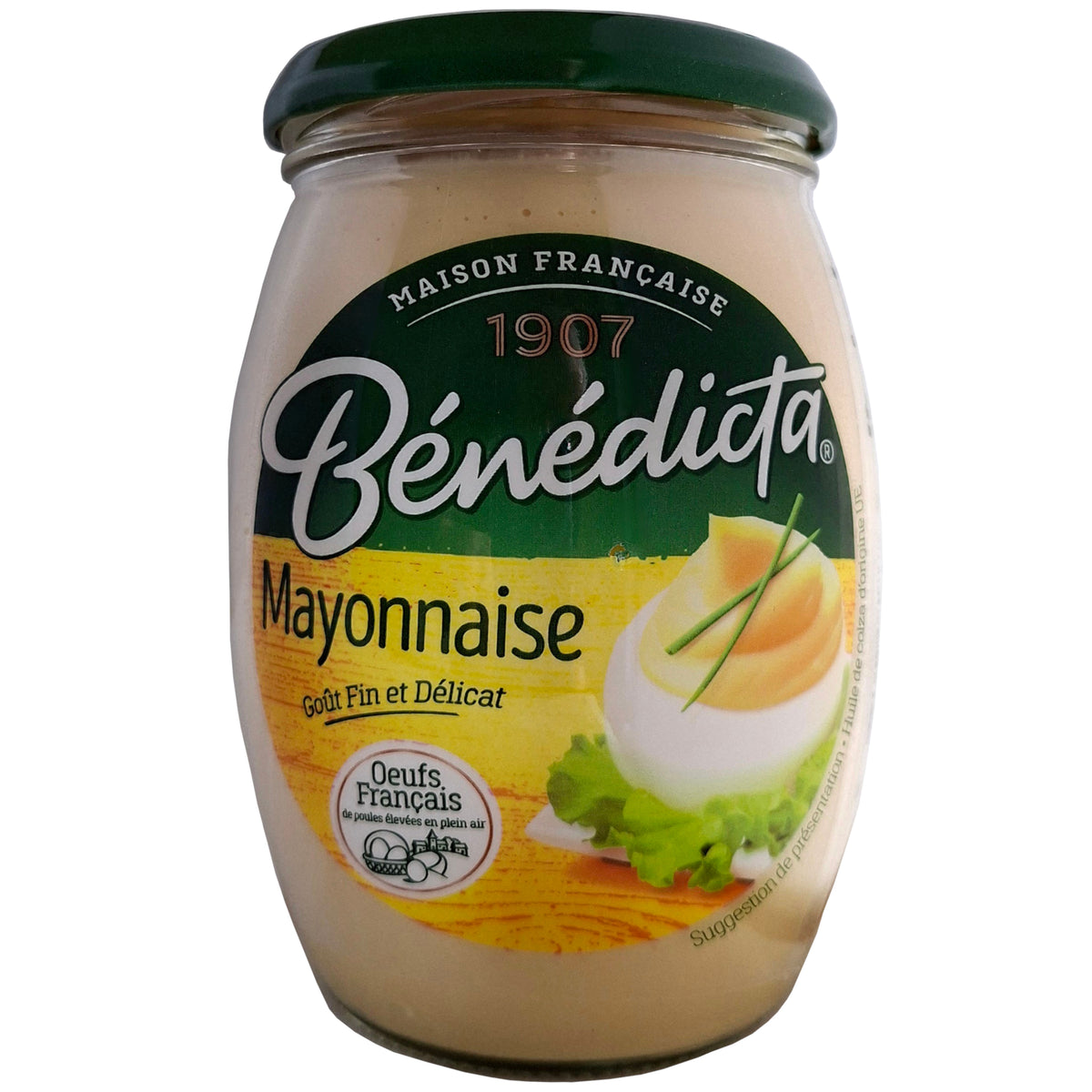 Bénédicta Mayonnaise 510g Glas
