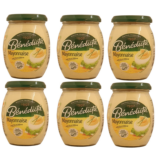 Bénédicta Mayonnaise 6x255g Glas