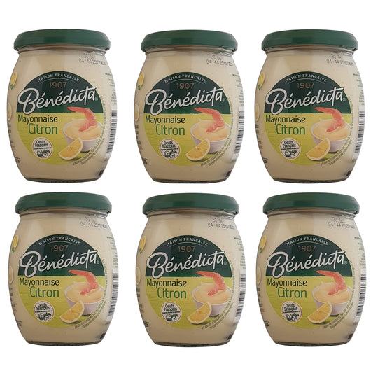 Bénédicta Mayonnaise mit Zitrone 6x255g Glas
