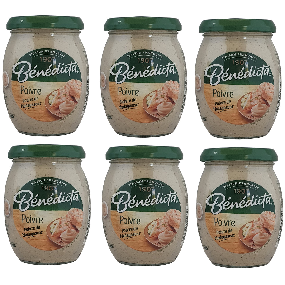 Bénédicta Pfeffersauce 6x260g Glas