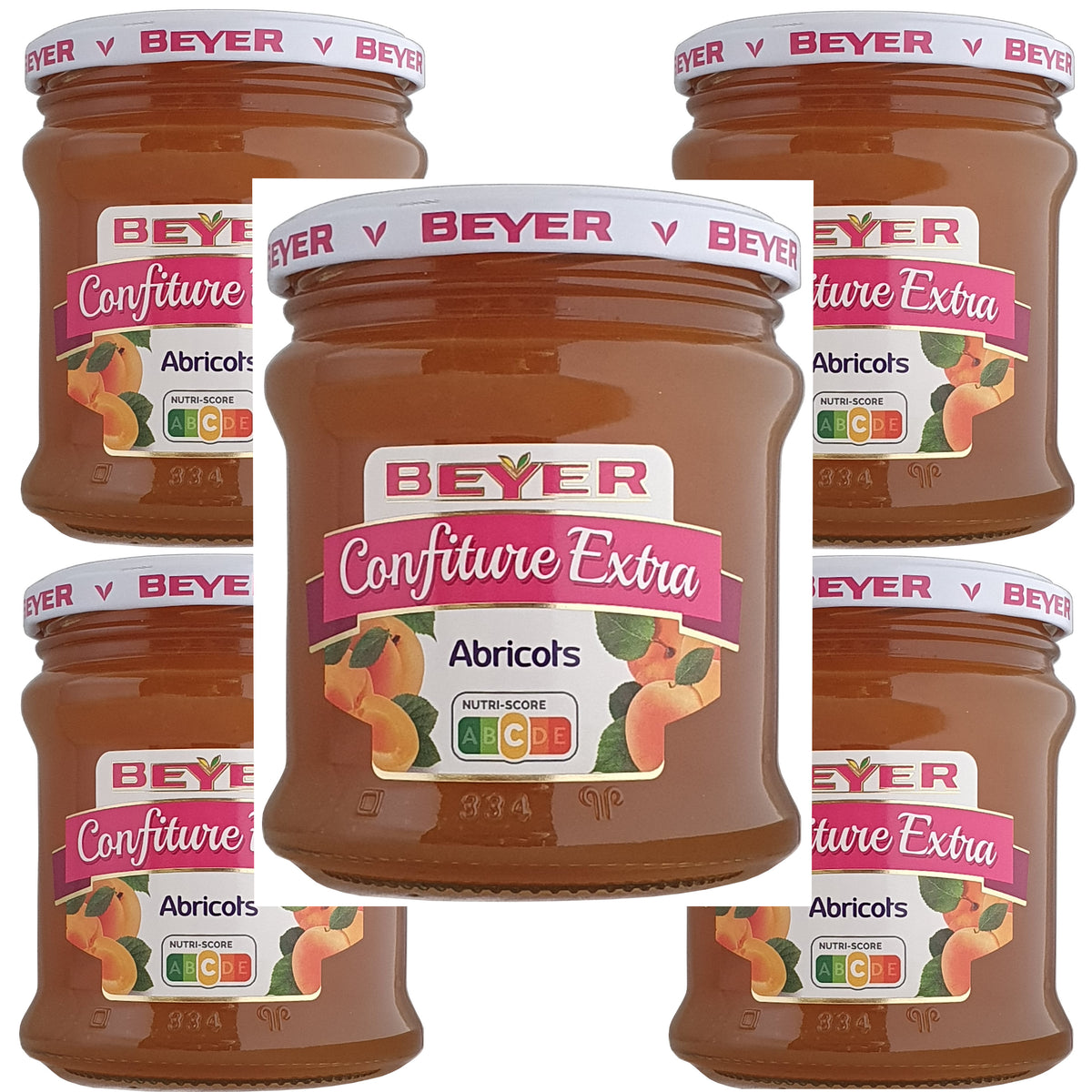 Beyer Aprikosenkonfitüre 5x370g Glas
