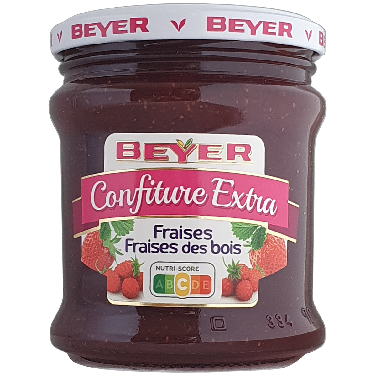 Beyer Erdbeer - Walderdbeerkonfitüre 370g Glas