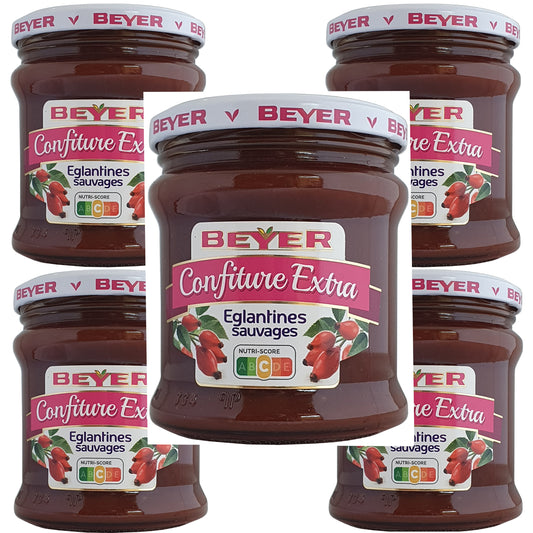 Beyer Hagebuttenkonfitüre 5x370g Glas