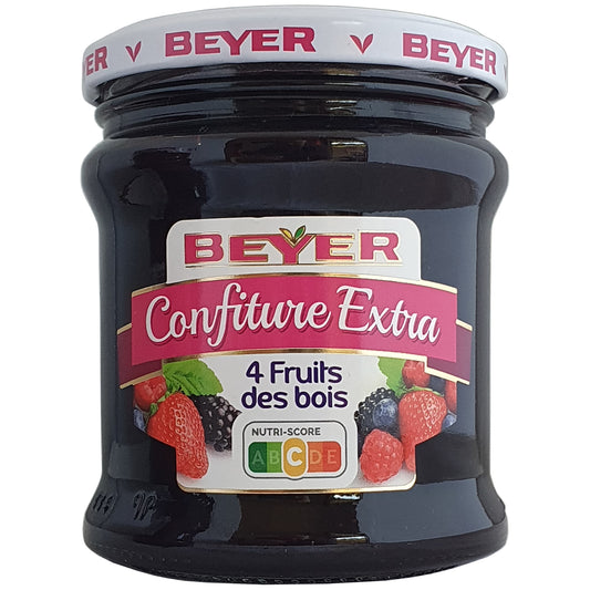 Beyer Konfitüre aus 4 Waldfrüchten 370g Glas