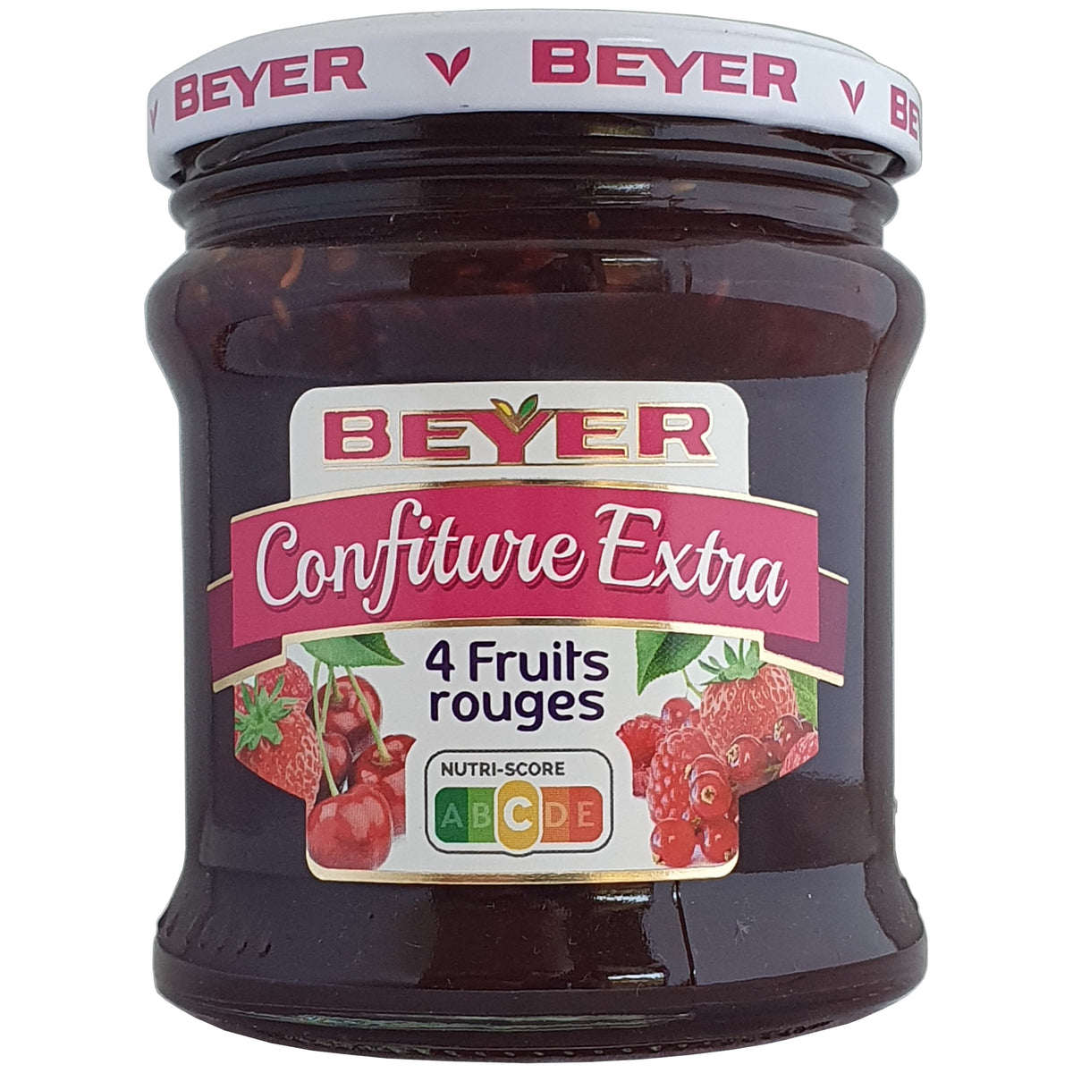 Beyer Konfitüre aus 4 roten Früchten 370g Glas