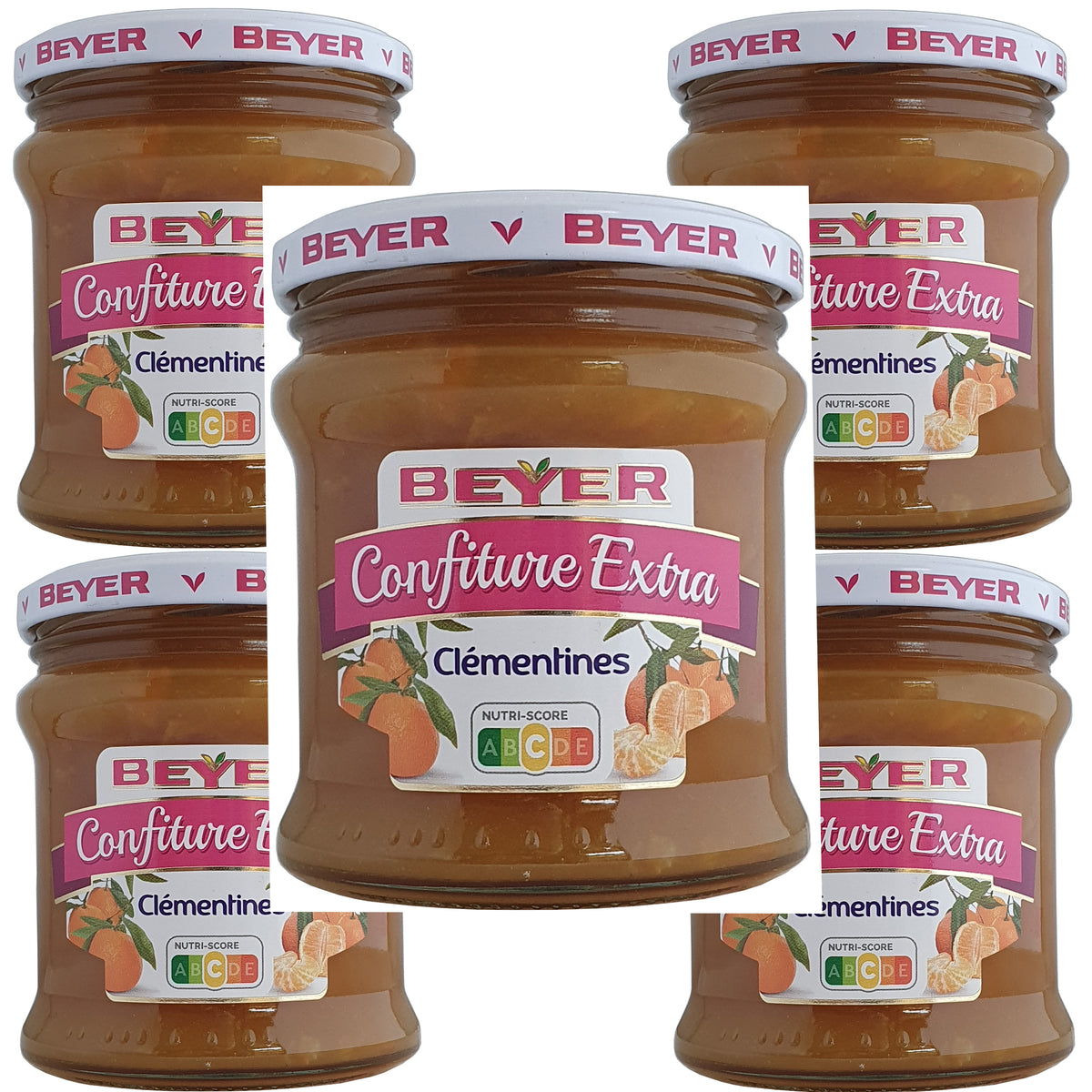 Beyer Konfitüre aus Clementinen 5x370g Glas