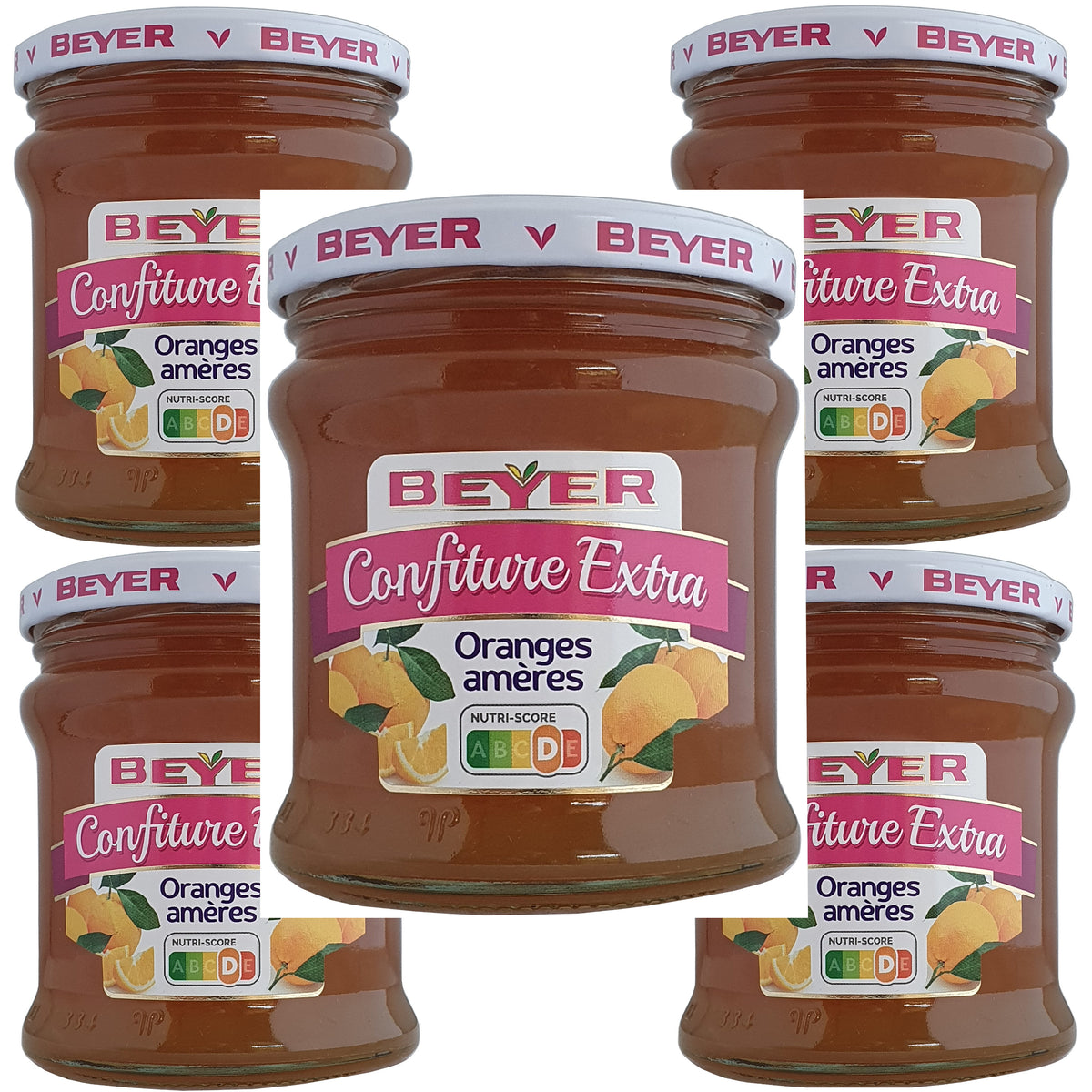 Beyer Konfitüre mit Bitterorangen 5x370g Glas