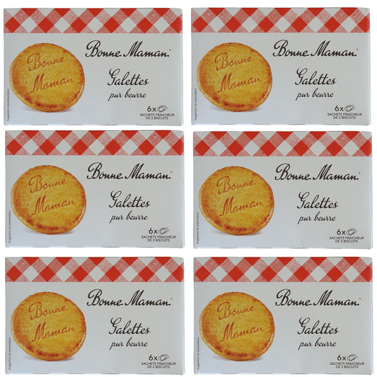 Bonne Maman Galettes mit Butter 6x170g Packung