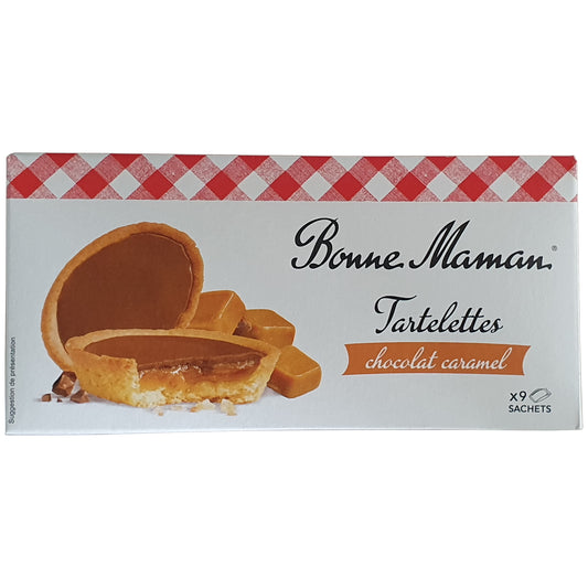 Bonne Maman Tartelettes mit Milchschokolade und Karamell 135g Packung