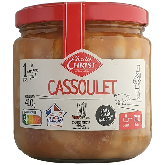 Charles Christ Cassoulet mit Würstchen 410g Glas