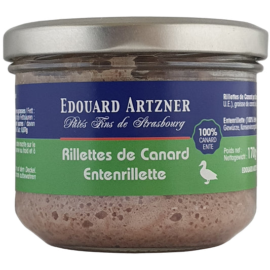 Edouard Artzner Entenrillette 170g Glas