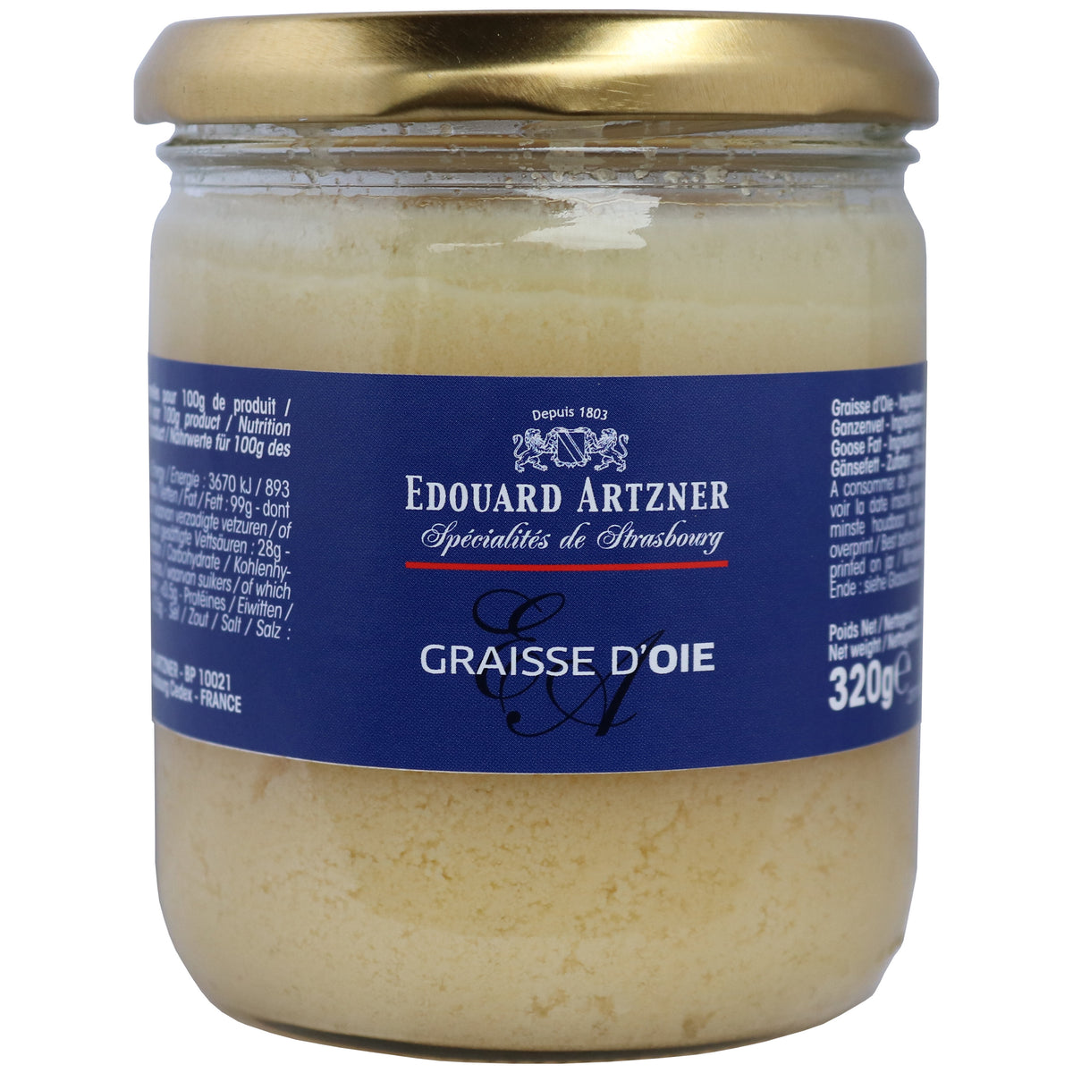 Edouard Artzner Gänsefett 320g Glas