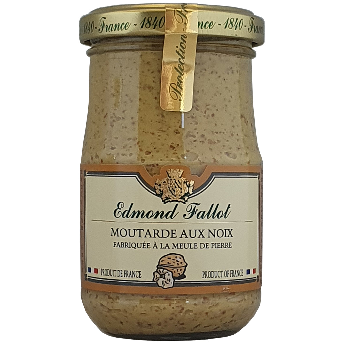 Edmond Fallot Senf mit Walnüssen 190ml Glas