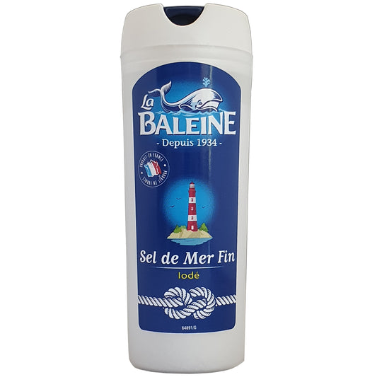 Feines Meersalz mit Jod von La Baleine 125g Dose