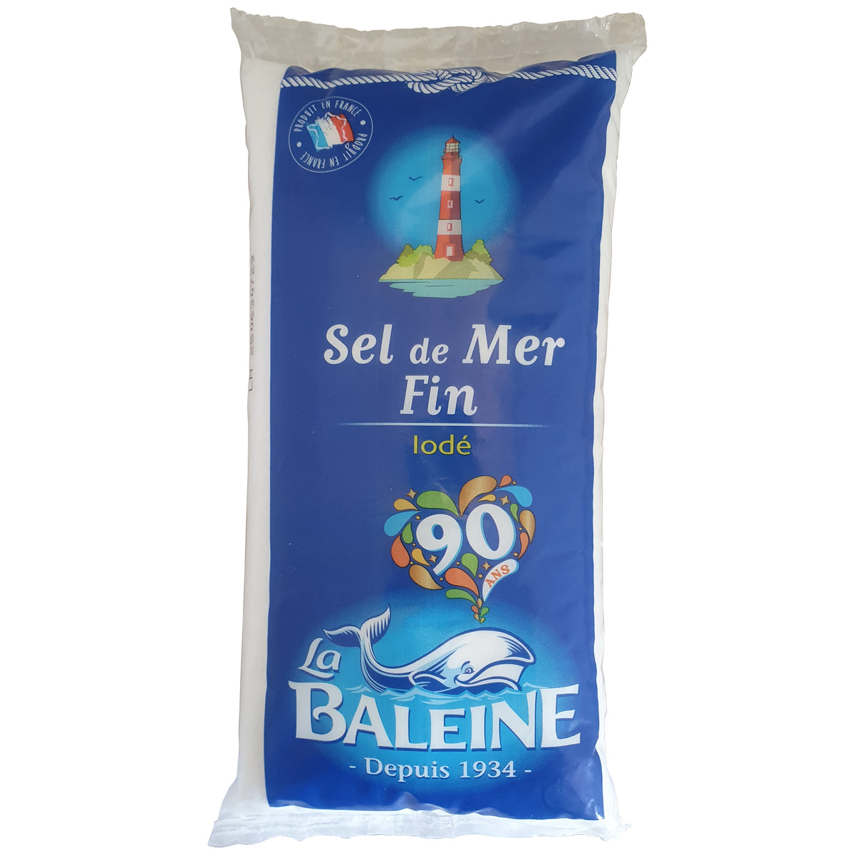 Feines Meersalz mit Jod von La Baleine 500g Beutel