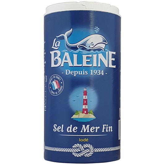 Feines Meersalz mit Jod von La Baleine 500g Dose