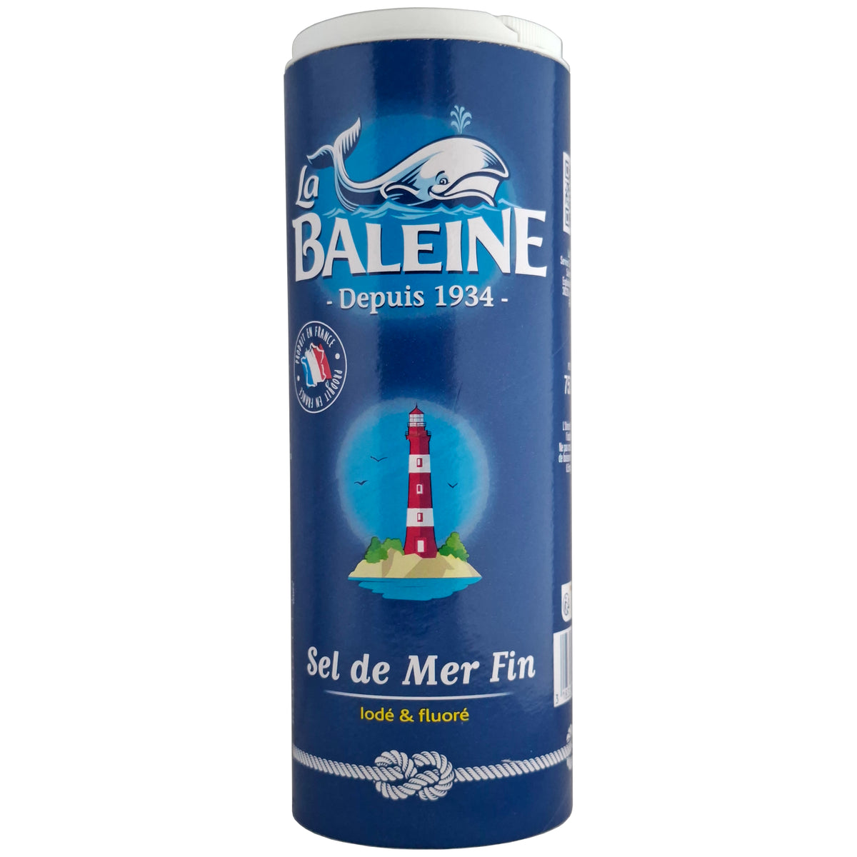 Feines Meersalz mit Jod und Fluor von La Baleine 750g Dose