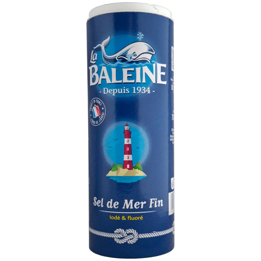 Feines Meersalz mit Jod und Fluor von La Baleine 750g Dose