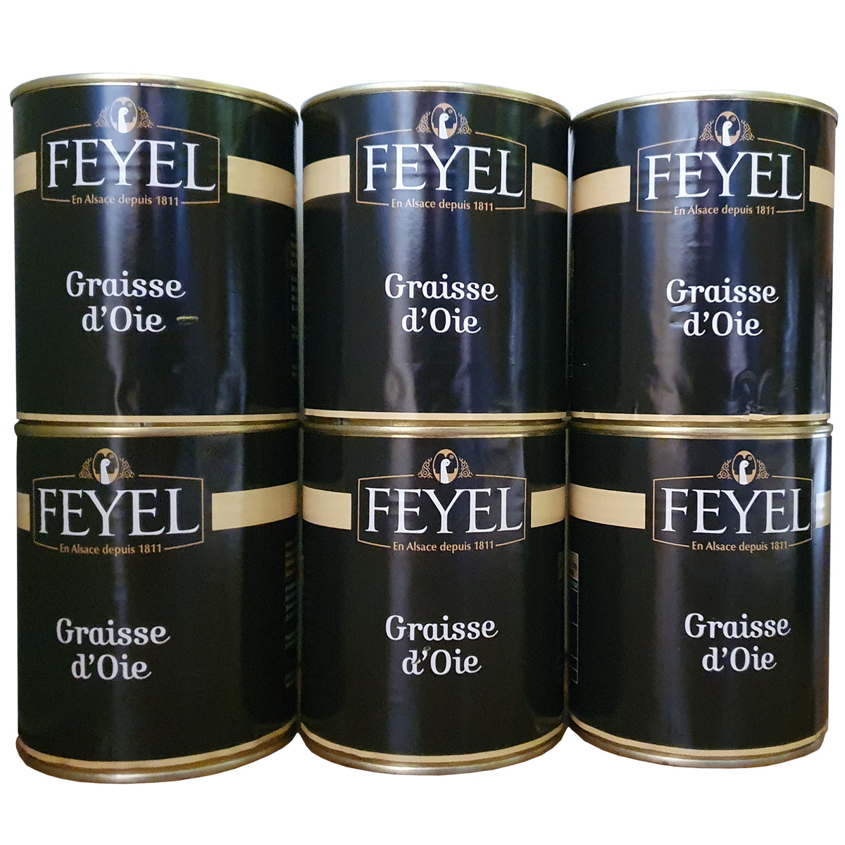 Feyel Gänsefett 6x730g Dose