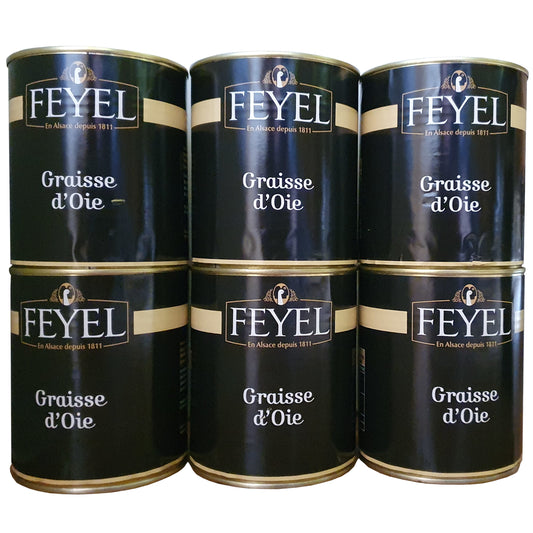 Feyel Gänsefett 6x730g Dose