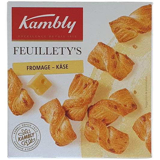 Kambly Blätterteiggebäck mit Käse und Butter