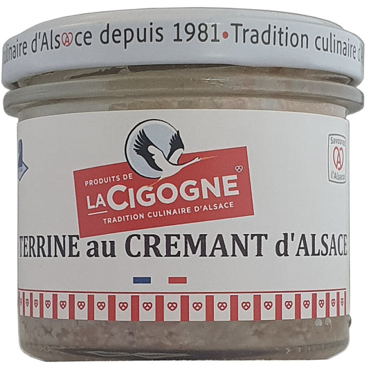 La Cigogne Terrine mit Cremant d‘Alsace 100g Glas