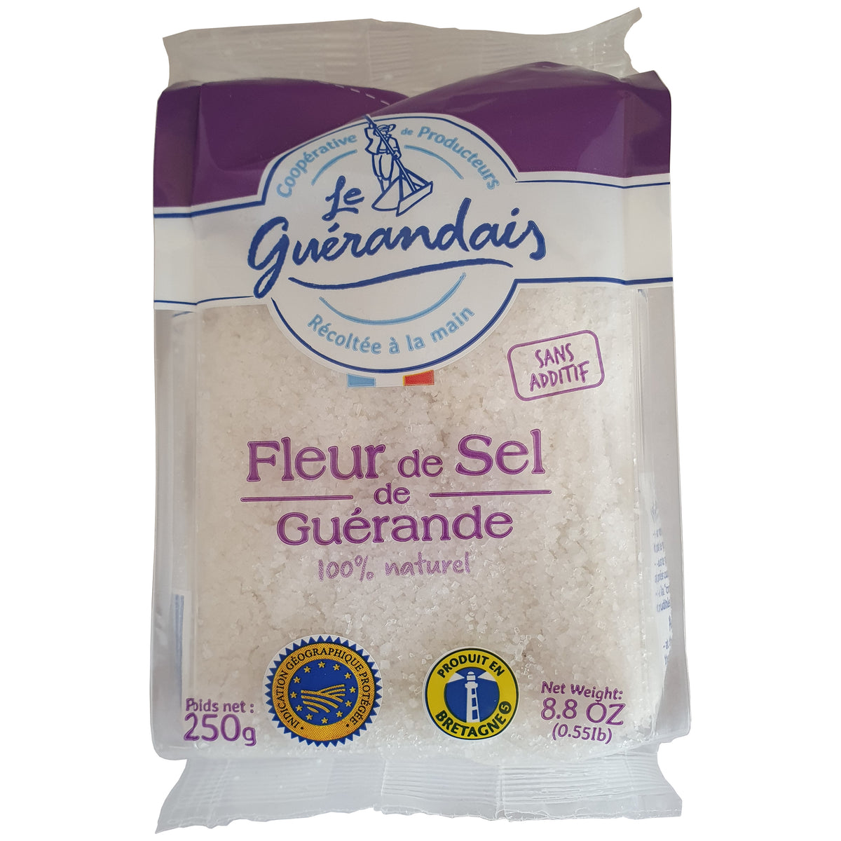 Le Guérandais Fleur de Sel de Guérande 250g Beutel