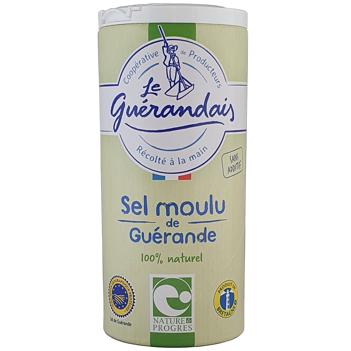 Le Guérandais gemahlenes Meersalz Nature & Progrès 250g Dose
