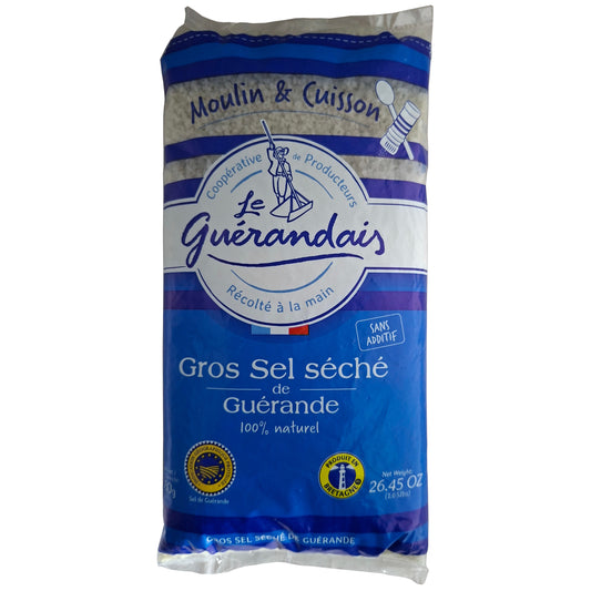 Le Guérandais getrocknetes grobes Meersalz 750g Beutel
