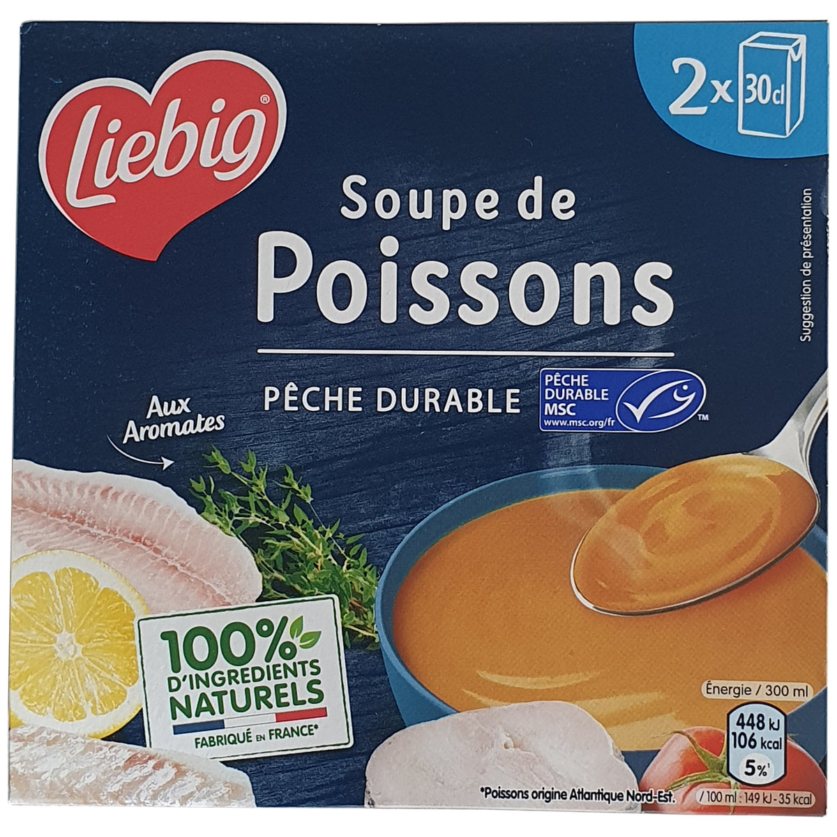 Liebig Fischsuppe 2x300ml Packung